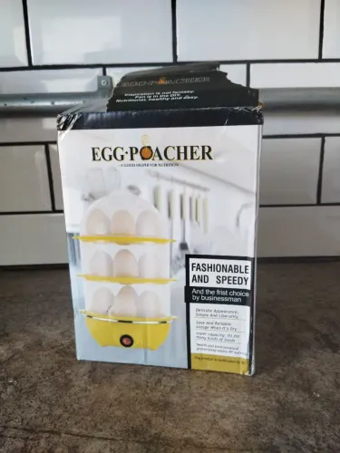 Egg poacher cosedor de ovos elétrico três andares