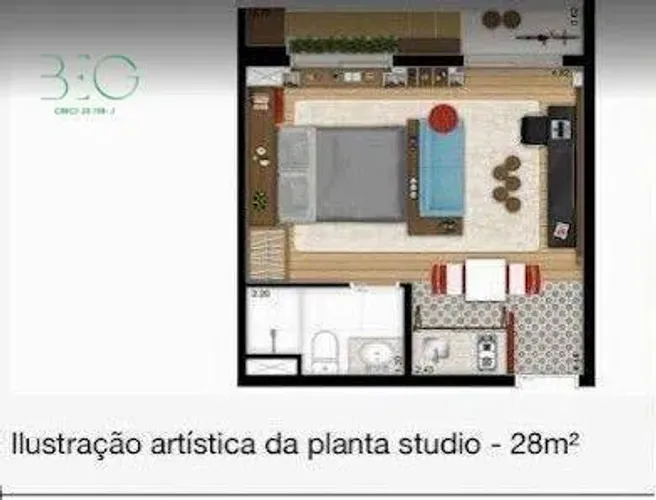 Studio com 1 dormitório à venda, 28 m² por R$ 364.000 - Aclimação - São Paulo/SP