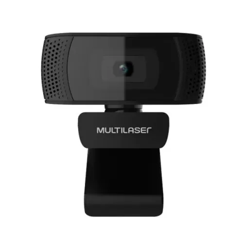 Webcam full hd 1080p 4k microfone usb preto multilaser - wc050