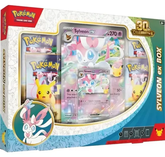 Box sylveon 30 anos lacrado