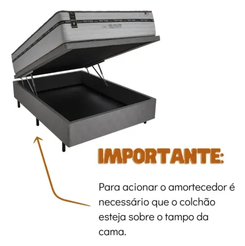 kit articulação para cama box casal pistão 800 n