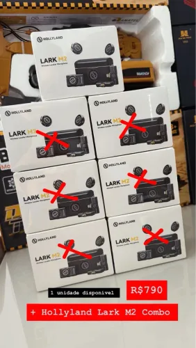 Microfone Hollyland Lark M2 Combo