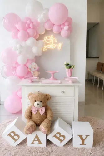 Decoração Baby chá infantil Minimalista 