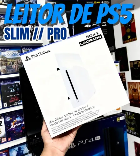 Leitor de disco lacrado