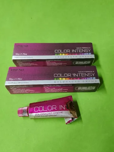 Kit 2 Colorações Amend Color Intensy 5.0 Castanho Claro Lacradas