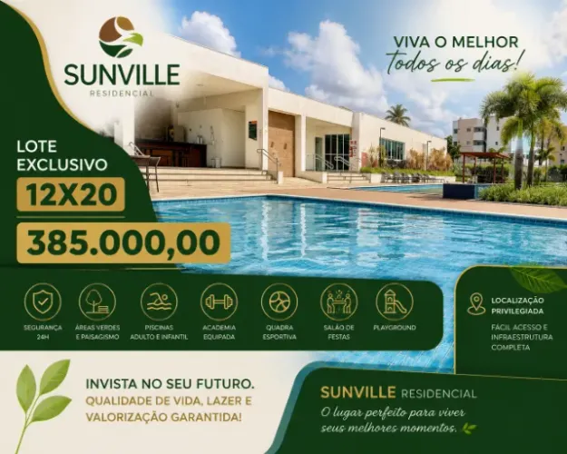 Sunville - lote de esquina