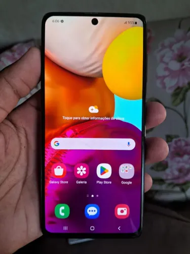 Celular Samsung A 71 128 gigas funcionando perfeitamente 