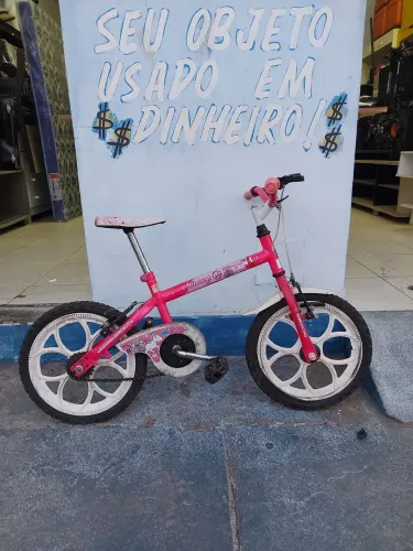 Bicicleta Rosa Infantil "ACEITO CARTÃO E ENTREGO"