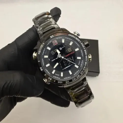 Relógio Naviforce NF9093M Masculino 46mm Digital Analógico Original Novo
