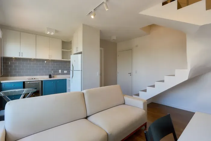 Apartamento mobiliado 48m² à Venda no Alto da XV  1 quarto (sendo suíte) 2 banheiros, 1 Va