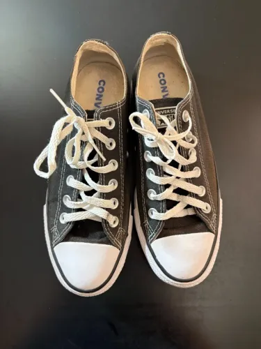 Chuck Taylor All Star Lift Canvas Cano Baixo Preto