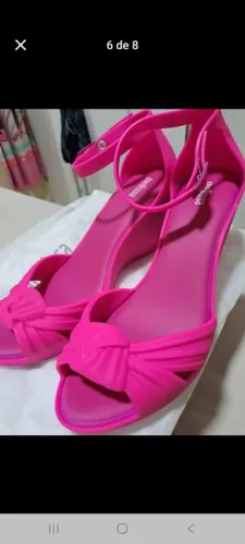 Sandália Melissa Velvet Pink