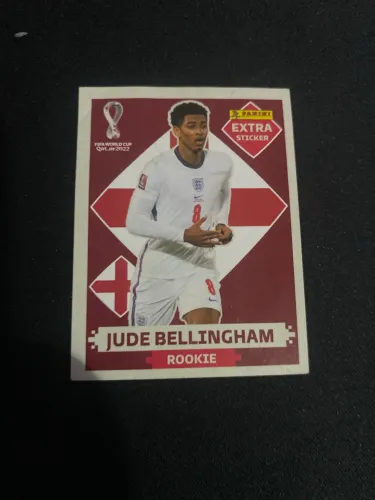 Figurinha Panini Legend Extra Sticker Rookie 2022 Jude Bellingham Bordô