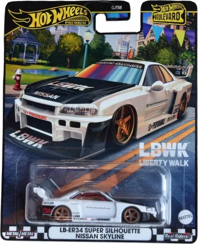 Hot Wheels Premium Boulevard Silhouette Nissan Skyline Lbwk Lb Er34
