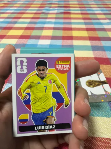Figurinha extra sticker Luis Díaz