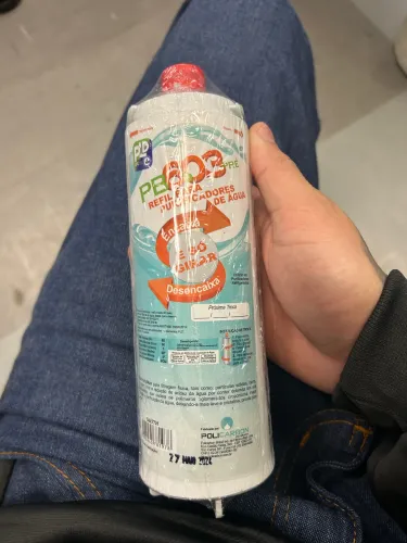 Filtro de água.