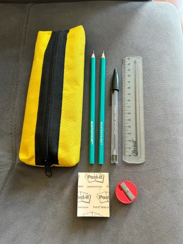 Kit estojo escolar de volta as aulas