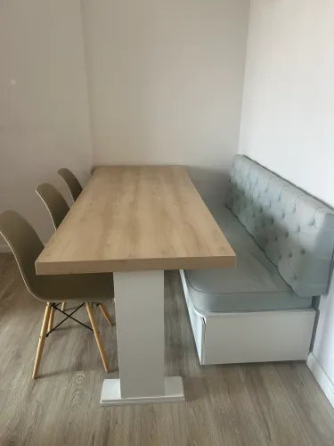 Conjunto Mesa de Jantar 6 lugares + Rack TV  100% MDF