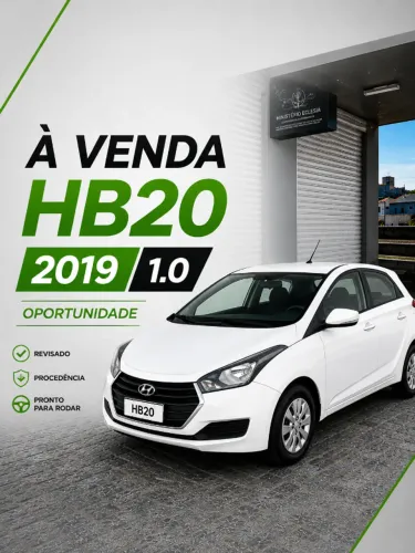 Hyundai HB20 Unique 1.0 Flex 12V Mec. 2019