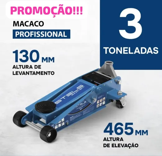 Macaco hidráulico na caixa