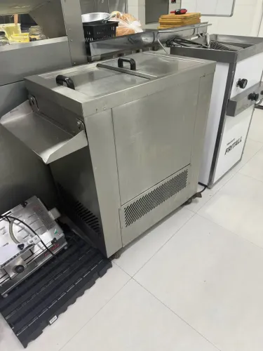 Freezer de hambúrgueria