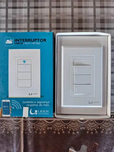 Interruptor Inteligente Wi-Fi Líder INT-003 (Triplo)