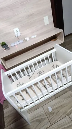 Mini berço com colchão