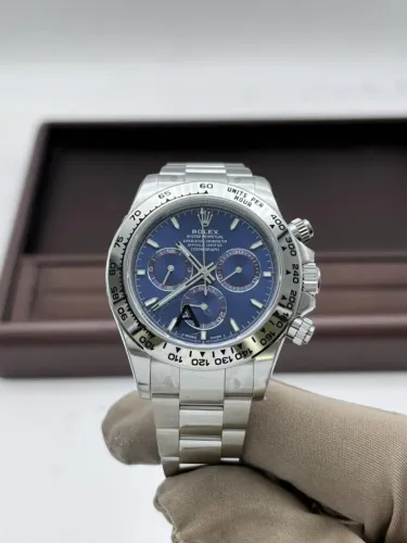 RELOGIO ROLEX COSMOGRAPH DAYTONA - MOSTRADOR AZUL -ETA S/c