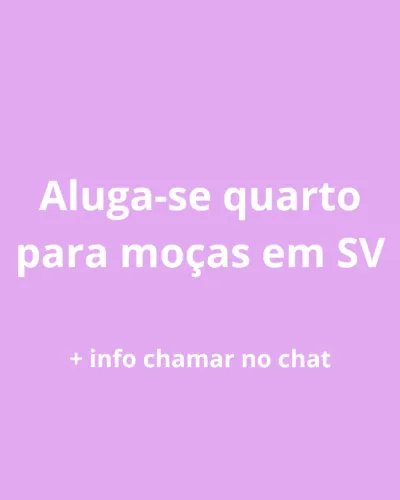 Quarto para moças