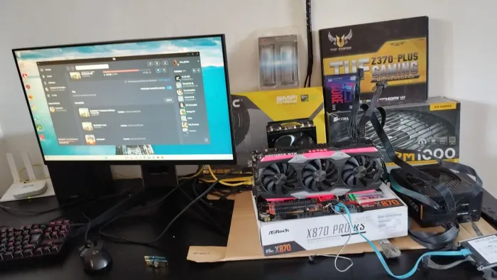 Vendo ASUS Z370 + I78700K + DDR4 32GB~3200mhz + ZOTAC GTX 1080TI + FONTE CORSAIR RM1000