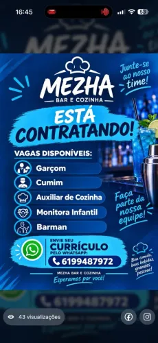 MEZHA BAR E COZINHA 