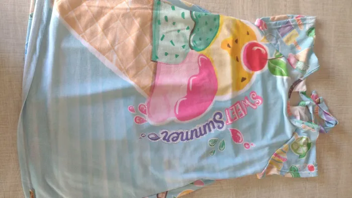 Vestido Tam 8-10 mon sucre novo
