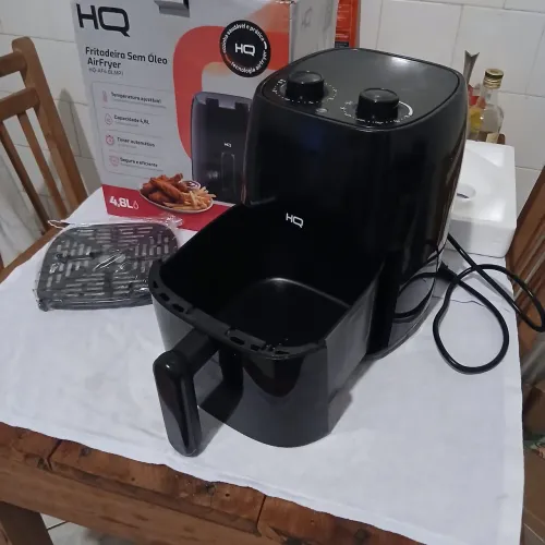 Air fryer HQ 4,8L 127v nova, dentro da embalagem original