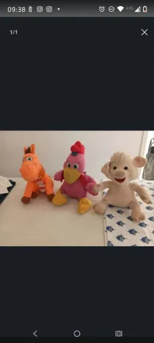 Bonecos cocoricó originais (os 3)