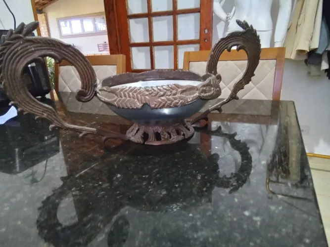 Vaso redondo decorativo