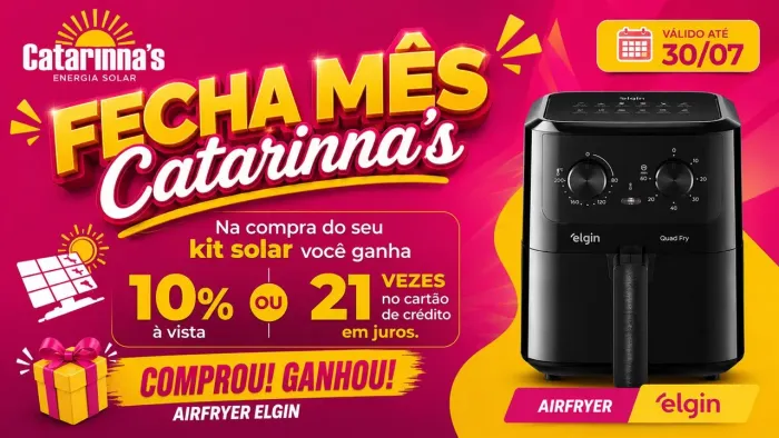 Kit solar 21x sem juros