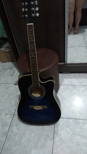 Violão Aço Eletroacústico Giannini Performance GSF-1D CEQ Dark Blue Burst (DBB)