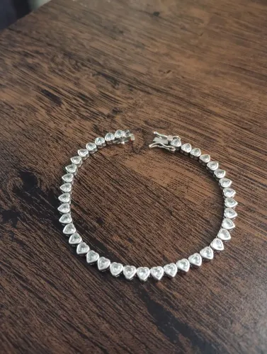 Pulseira Riviera de coração