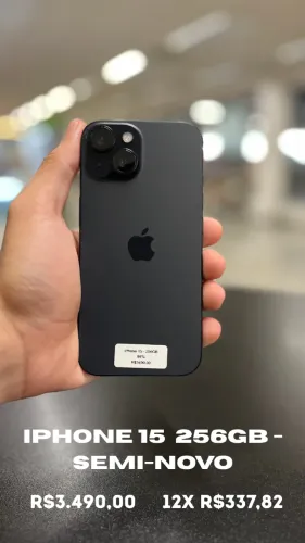 IPHONE 15 256GB - SEMI-NOVO