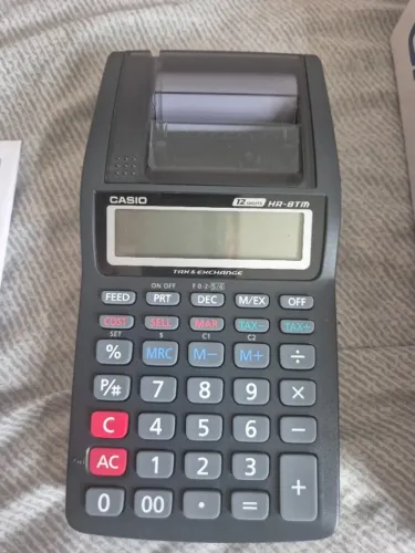 Calculadora Casio HR-8TM (com bobina)