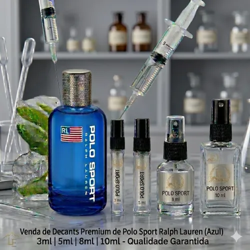 Polo Sport - 100% original - Decant 10ml, 8ml, 5ml e 3ml