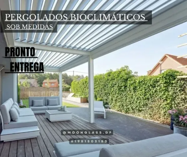 pergolados bioclimáticos sob medidas no DF