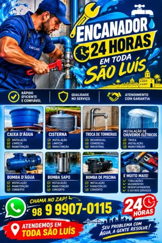 ? encanador 24 horas toda slz 