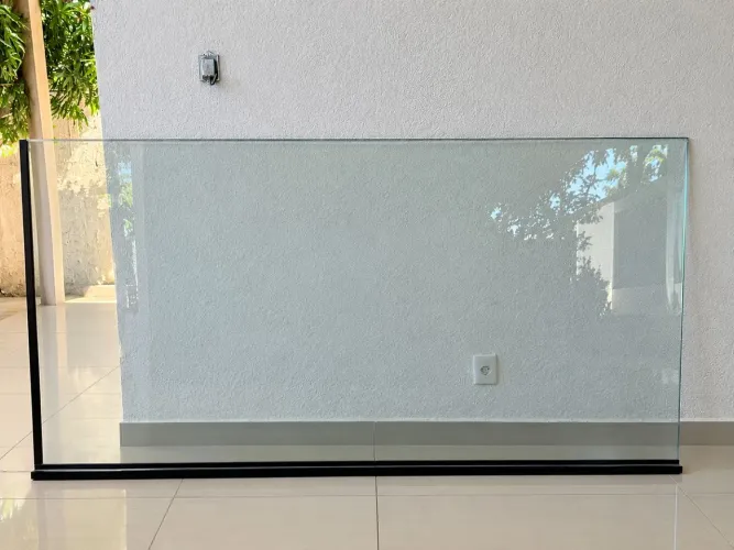 vidro para vitrine ou expositor