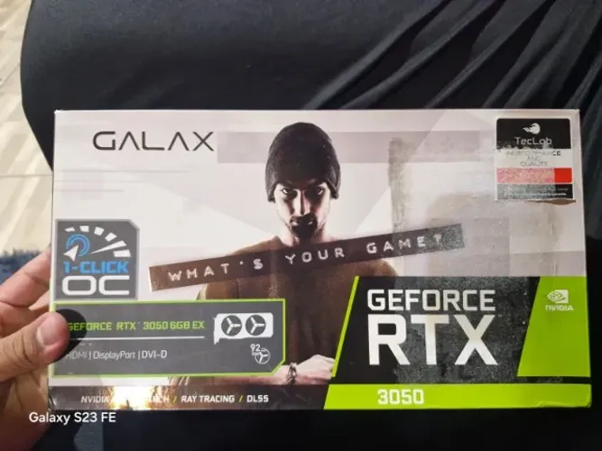 RTX 3050 6GB Galax - Excelente Estado | Menos de 1 Ano de Uso