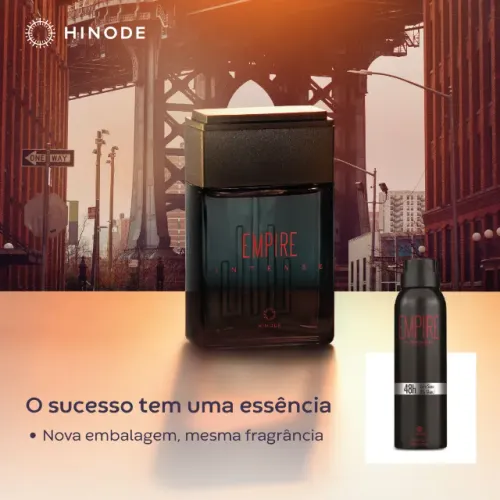 PERFUME EMPIRE INTENSE DEO COLÔNIA 100ML | HINODE ORIGINAL