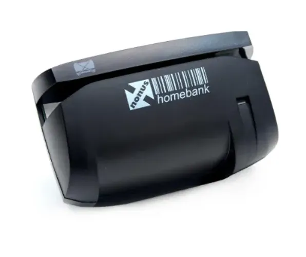 Leitor Manual Nonus Homebank 10, de Boletos Bancários e Cheques, USB 2.0