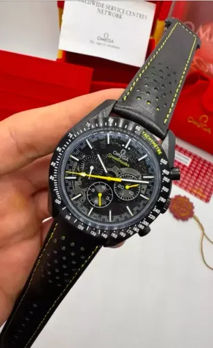 Relogio Omega Speedmaster Dark Side Aço Oxiblack LINHA PREMIUM AAA