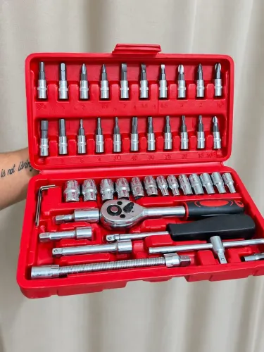 KIT DE FERRAMENTAS - 46 PEÇAS