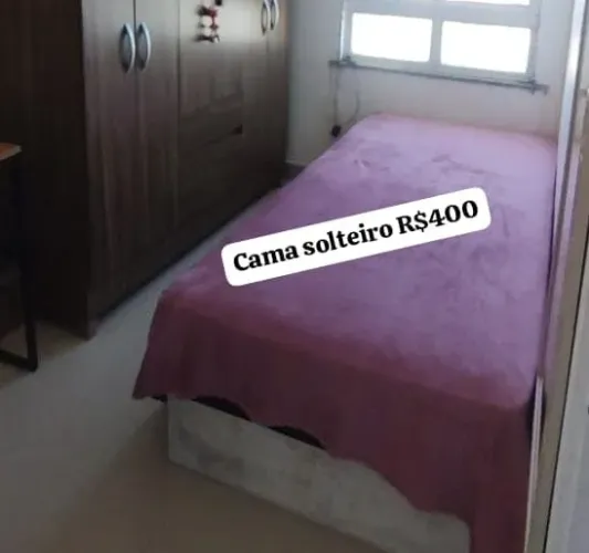 CAMA SOLTEIRO COM PLUMP UP E SUPORTE